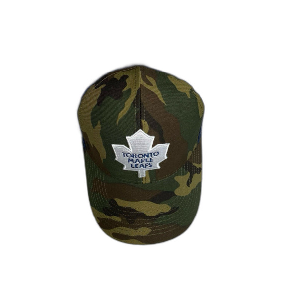 Reebok NHL Cap Hat Unisex Snapback Camo Toronto Maple Leafs Embroidered Logo - Picture 11 of 11